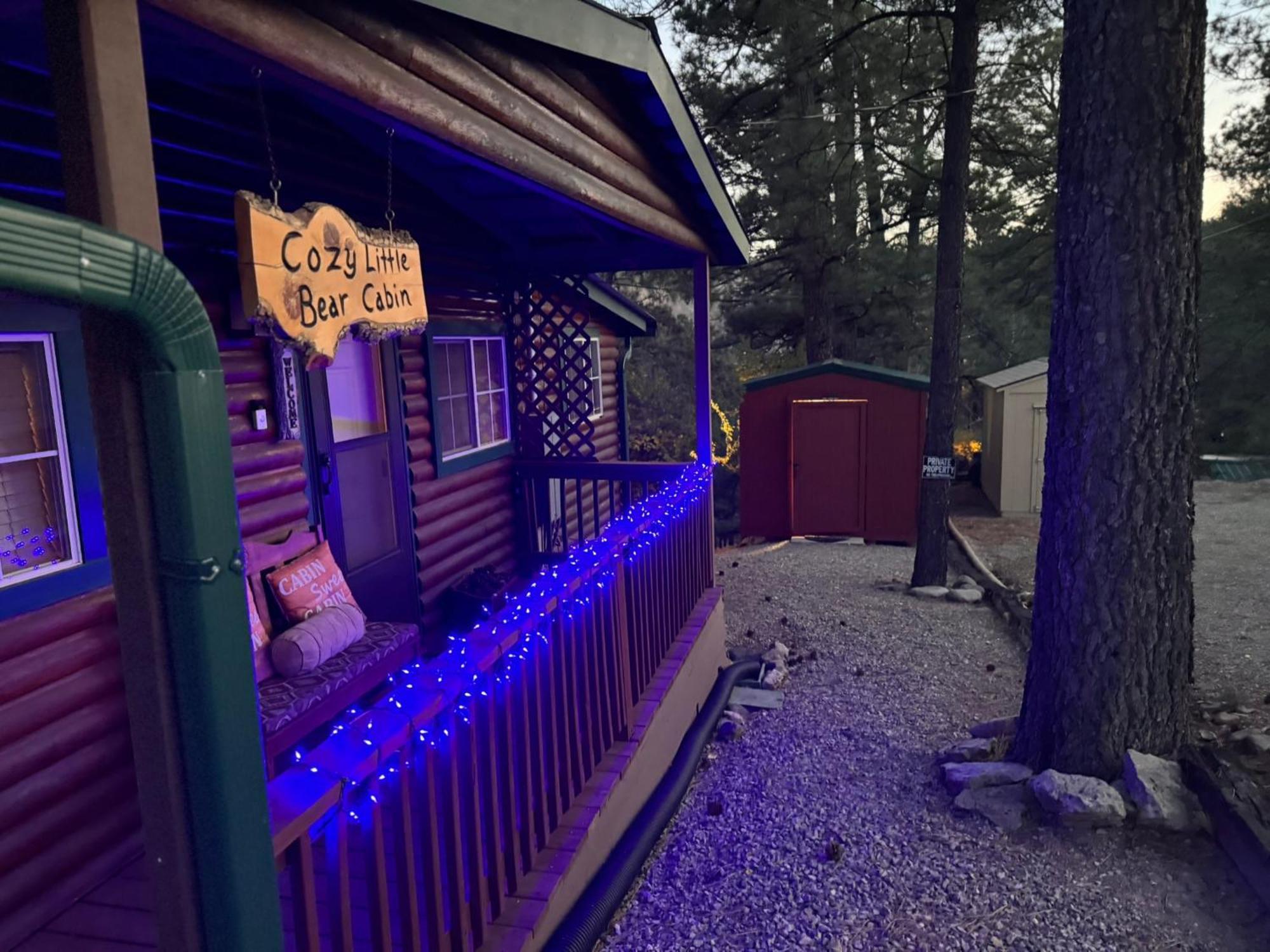 Gonzales Cozy Little Bear Cabin Ruidoso Bagian luar foto