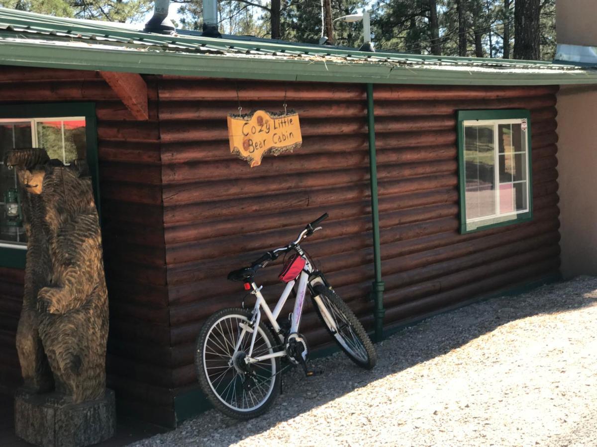 Gonzales Cozy Little Bear Cabin Ruidoso Bagian luar foto