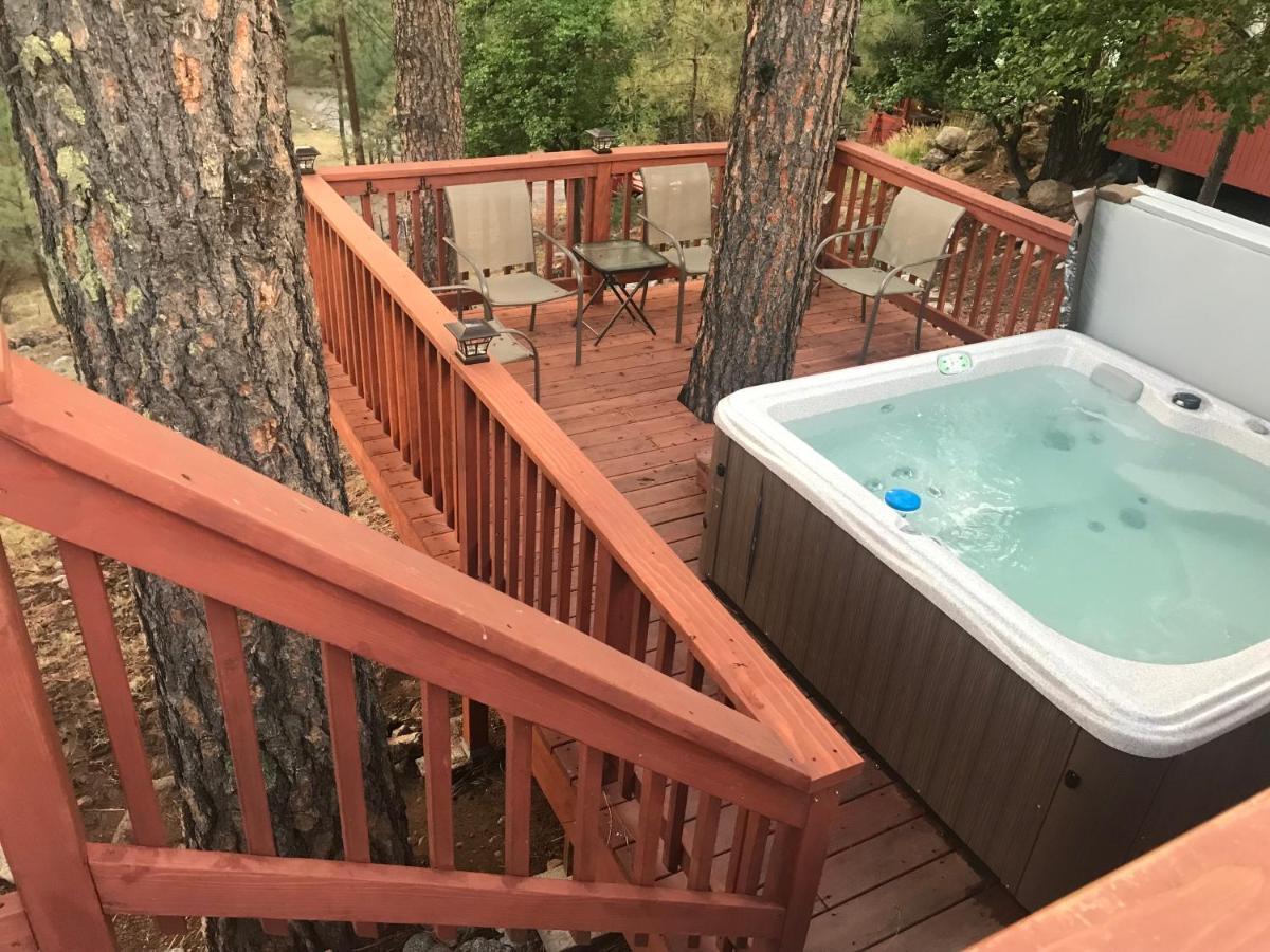 Gonzales Cozy Little Bear Cabin Ruidoso Bagian luar foto